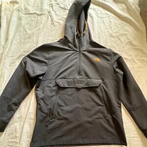 The North Face Black Anorak Hoodie Jacket Men’s Lightweight Pullover
